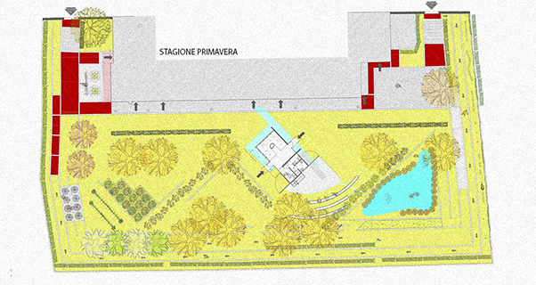 Progetto sistemazione dell’area esterna della Scuola Elementare A.Parravicini a Serravalle Comune di Vittorio Veneto (Tv).